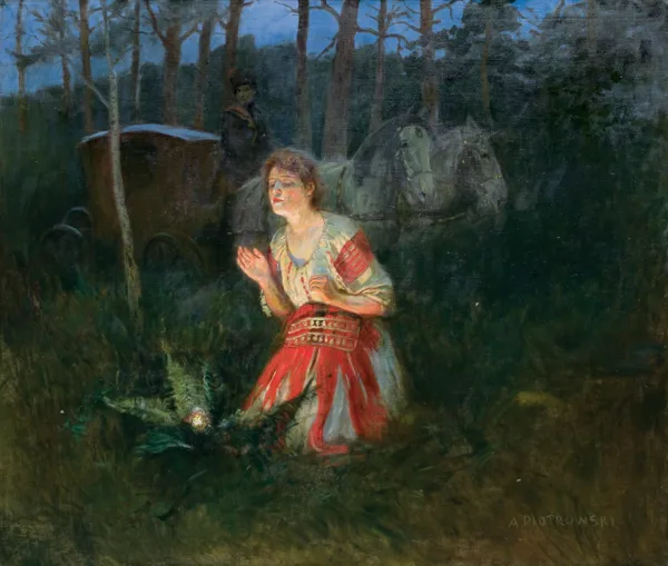 Antoni Piotrowski, BAJKA O KWIECIE PAPROCI, ok. 1910