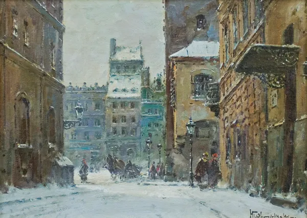 Władysław Chmieliński (Stachowicz), ULICA NOWOMIEJSKA Z WIDOKIEM NA RYNEK...