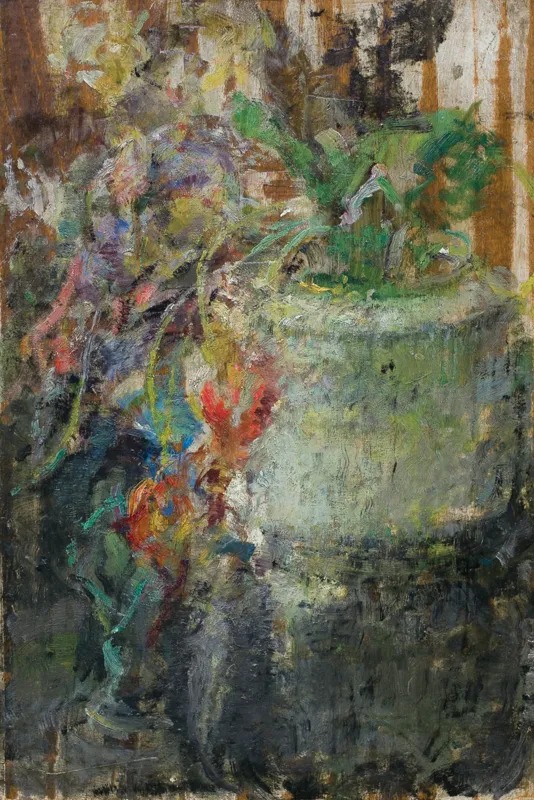 Olga Boznańska, KWIATY W WAZONIE, po 1930