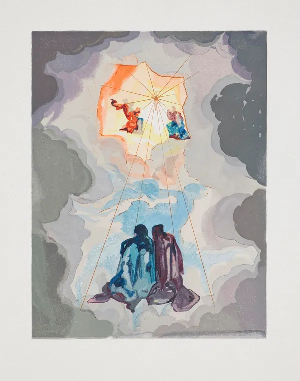 Salvador Dali, Ilustracja do Boskiej Komedii Dantego, 1960