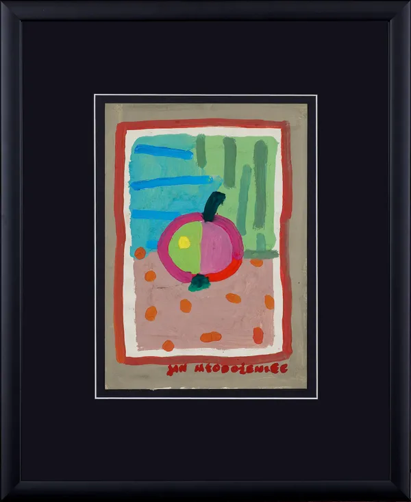 Jan Młodożeniec, BEZ TYTUŁU (KOMPOZYCJA Z JABŁKIEM)