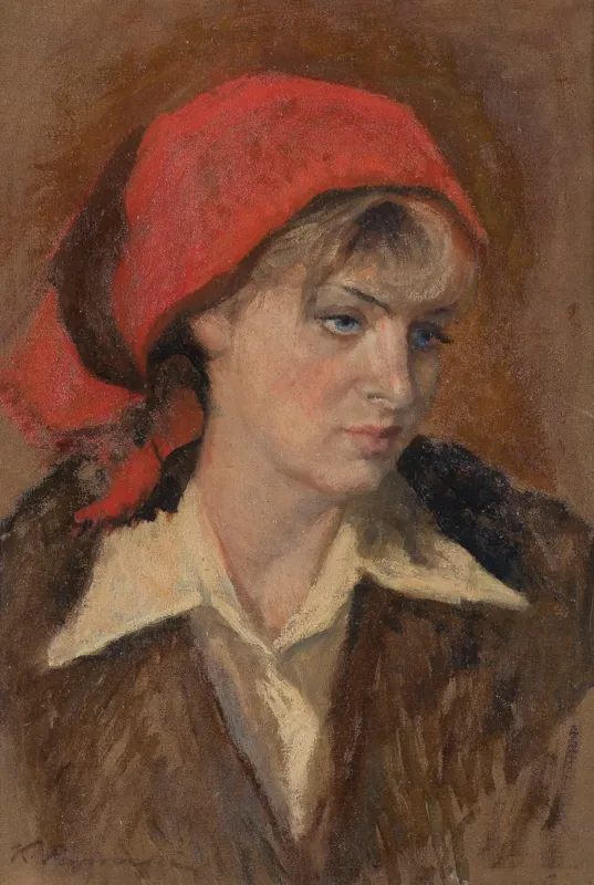 Kazimierz Paprocki, Portret Ani, ok. 1950