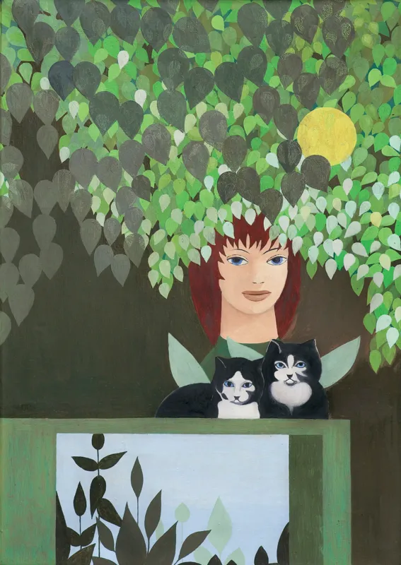 Kazimierz Mikulski, PEJZAŻ PROWINCJONALNY,  1964