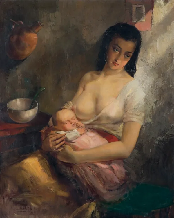 Aimé van Belleghem, MACIERZYŃSTWO, ok. 1945-1950