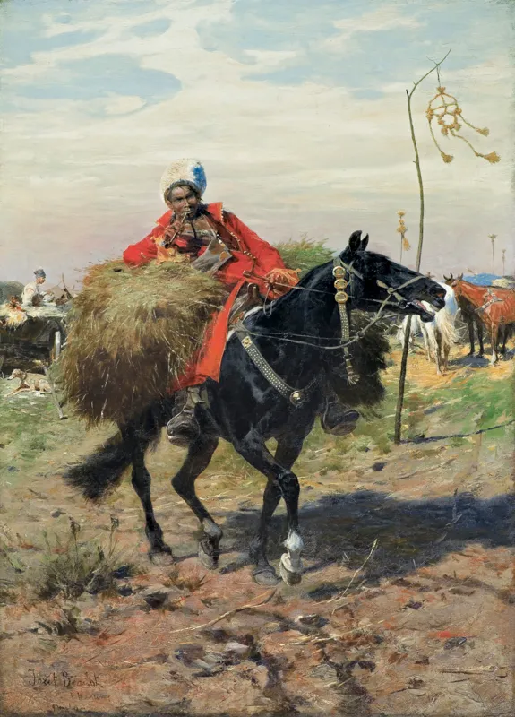 Józef Brandt, FURAŻER, ok. 1886 – 1890
