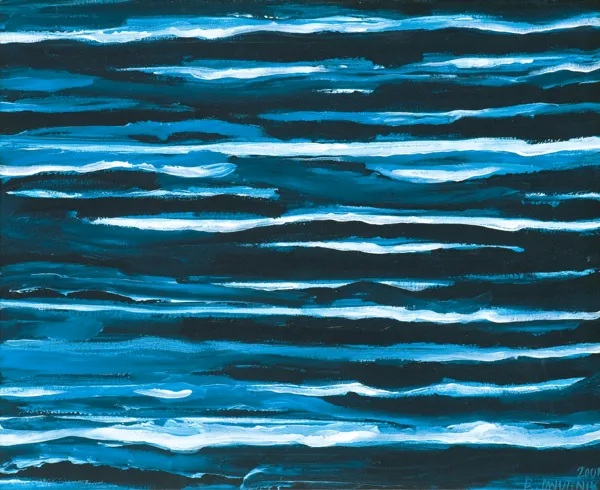 Edward Dwurnik, BŁĘKITNY, 2001