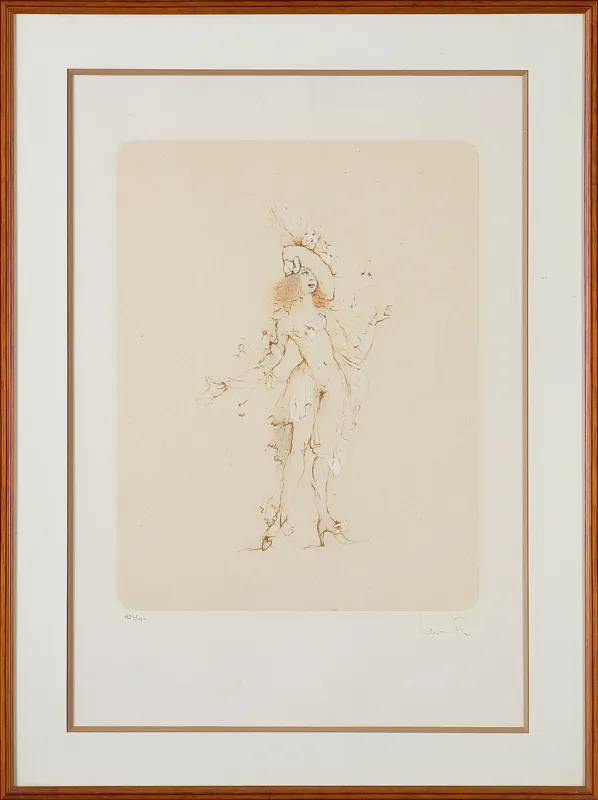 Leonor Fini, AKT W KAPELUSZU I PENIUARZE