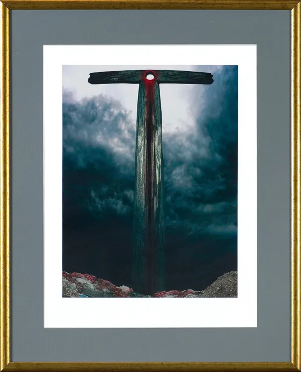 Zdzisław Beksiński, BEZ TYTUŁU (KRZYŻ)