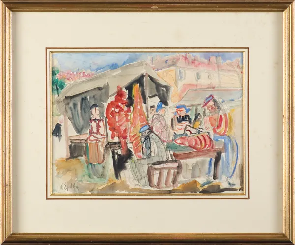 Henryk Epstein, Na targu, lata 30. XX w.