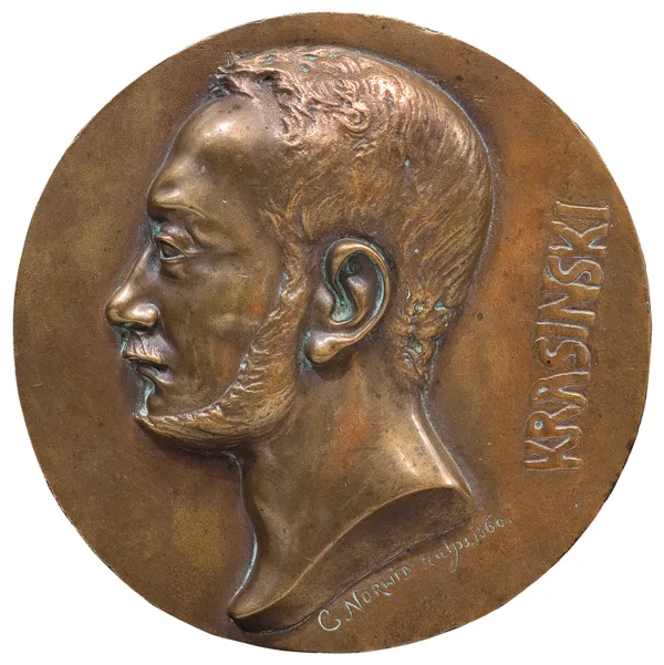 Cyprian Kamil  Norwid, MEDALION PORTRETOWY ZYGMUNTA KRASIŃSKIEGO