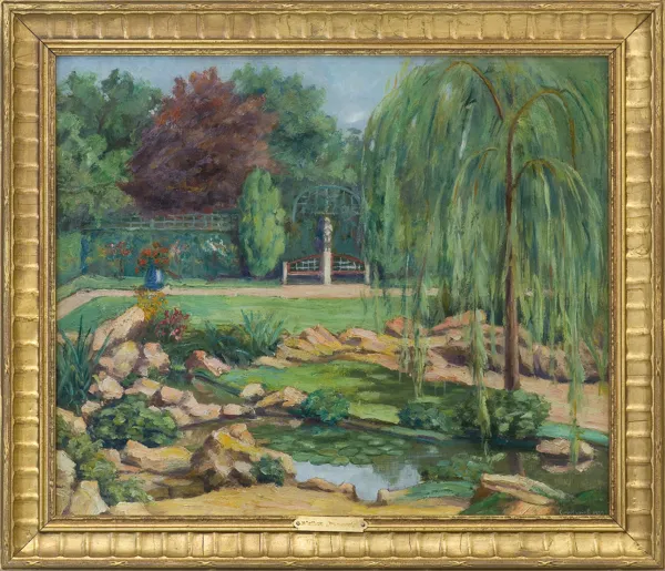 Natan Grunsweigh, W ogrodzie, 1930