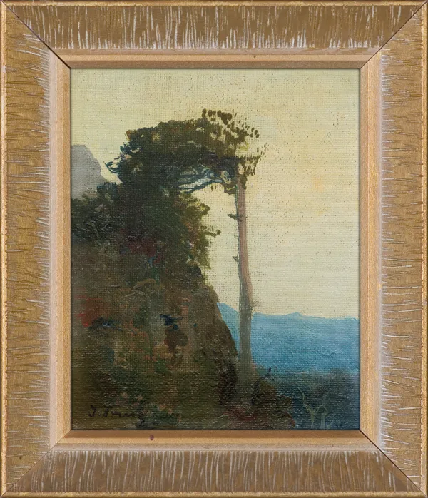 Iwan Trusz, PEJZAŻ Z SAMOTNĄ SOSNĄ