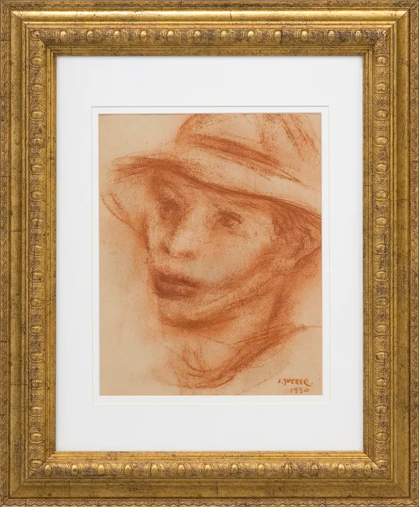 Jakub (Jacques) Zucker, PORTRET CHŁOPCA W KAPELUSZU, 1930