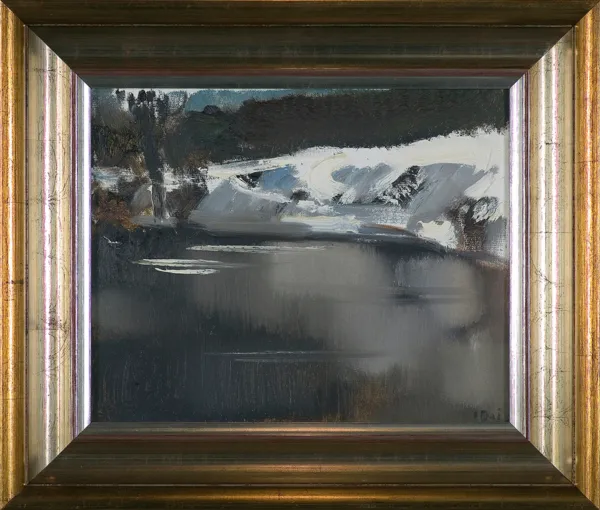 Stanisław Baj, Rzeka Bug zimą. Sugry okolice Kodnia, 2009