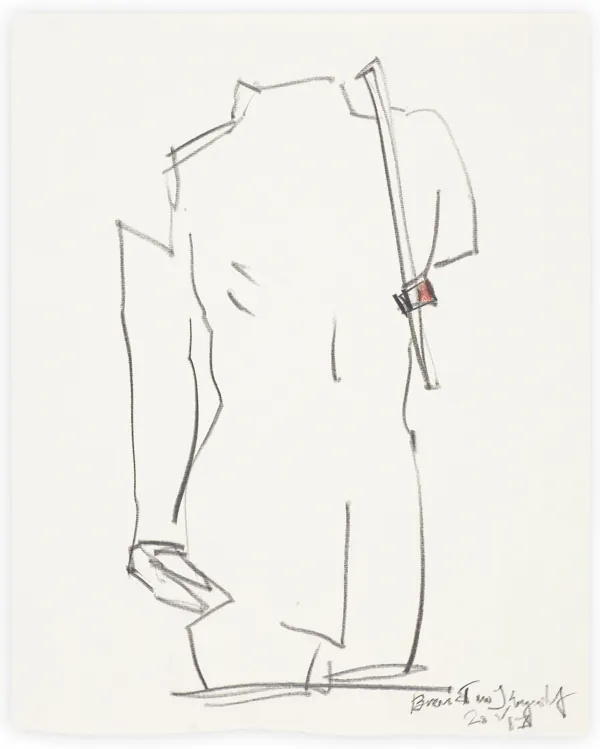 Bronisław Krzysztof, AKT – SZKIC DO „WOJOWNIKA”, 2017