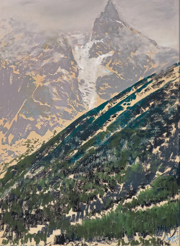 Leon Wyczółkowski, MNICH NAD MORSKIM OKIEM, 1904