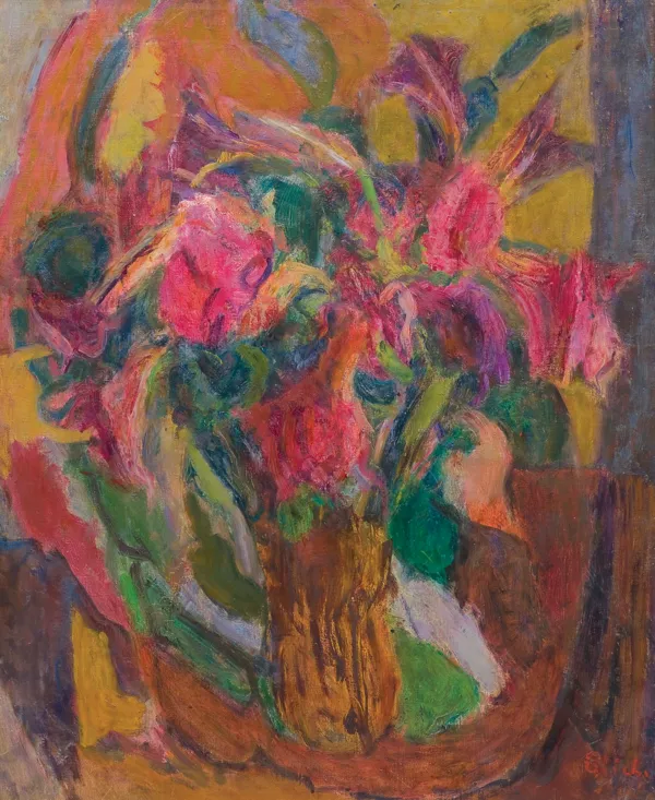 Eugeniusz Eibisch, KWIATY (HIPEASTRUM), ok. 1970