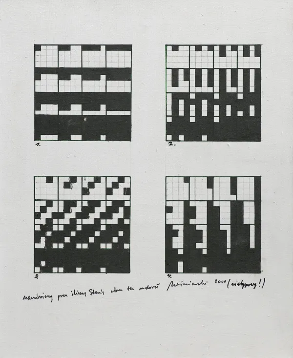 Ryszard Winiarski, BEZ TYTUŁU (CZTERY KOMPOZYCJE), 2000