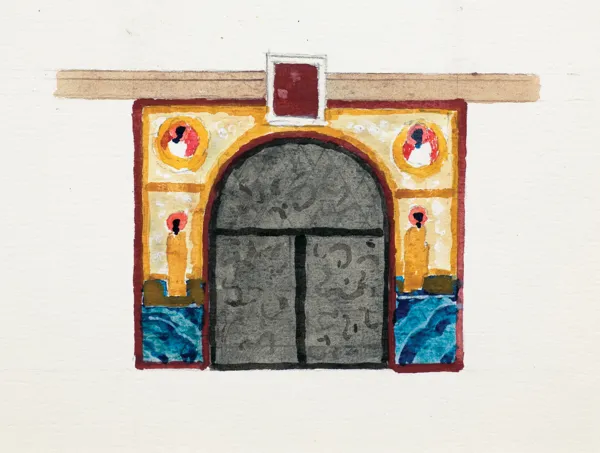 Jerzy Nowosielski, KRÓLOWIE I ŚWIĘCI, 1997