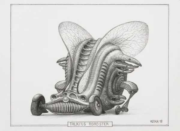 Jacek Yerka, Talking Roadster, 2018