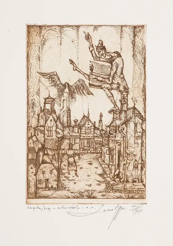 Leszek Rózga, Czytający, 1967