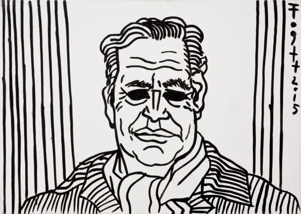 Andrzej Fogtt, Portret Igora Mitoraja, 2015