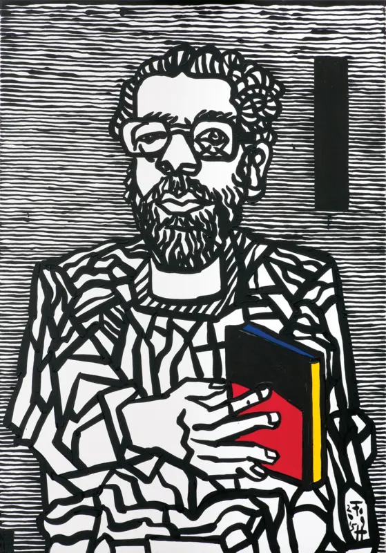 Andrzej Fogtt, Portret Jerzego Nowosielskiego, 2015