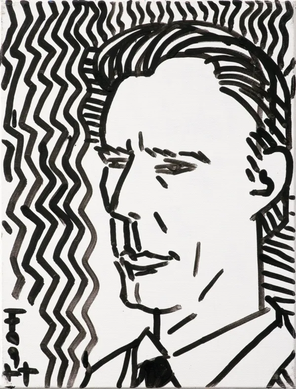 Andrzej Fogtt, PORTRET JERZEGO TCHÓRZEWSKIEGO, 2015