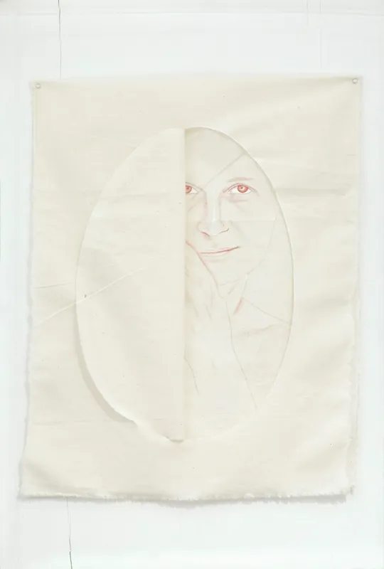 Ewa Kuryluk, OWALNA CHUSTA, 1983