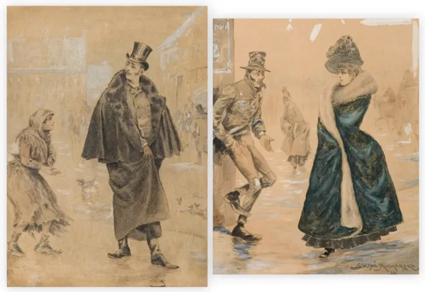 STEFAN MUCHARSKI, PROŚBA I JAŁMUŻNA, 1888