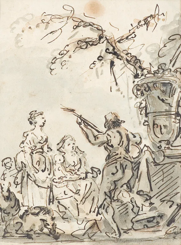 JEAN-BAPTISTE LE PRINCE, Koncert w ogrodzie