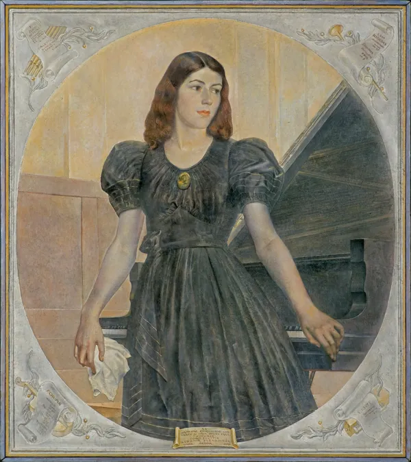 Ludomir Sleńdziński, PO KONCERCIE. PORTRET CÓRKI ARTYSTY, 1944