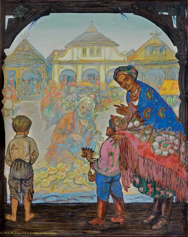 Zofia Plewińska-Smidowiczowa, NA KRAKOWSKIM JARMARKU