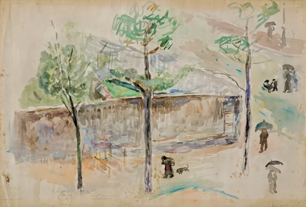 Zygmunt Waliszewski, BULWAR BRUNE W PARYŻU, 1929