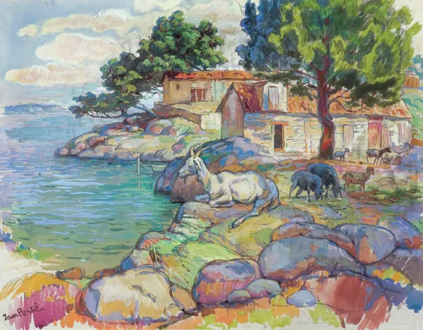 Jan Peske, PEJZAŻ, lata 30. XX w.