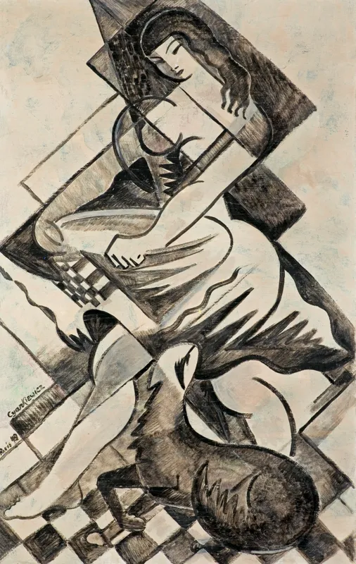 Zdzisław  Cyankiewicz, WIEŚNIACZKA (LA PAYSANNE), 1949