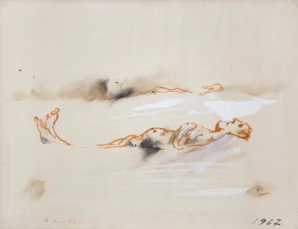 Tadeusz Kantor, LUDZIE WYJEDZENI PRZEZ PIASEK, 1967