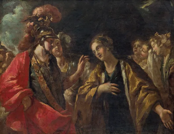 Malarz nieokreślony, ENEASZ OPUSZCZAJĄCY DYDONĘ