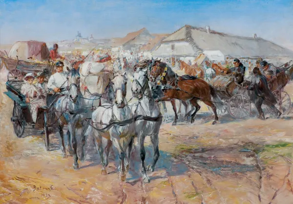 Stanisław Kaczor Batowski, NA JARMARKU, 1923