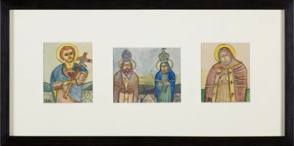 Nikifor Krynicki, ŚWIĘCI (TRYPTYK)