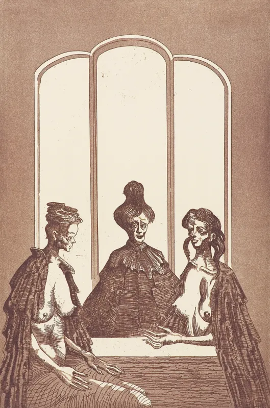 Jan Lebenstein, TRZY KOBIETY PRZY STOLE