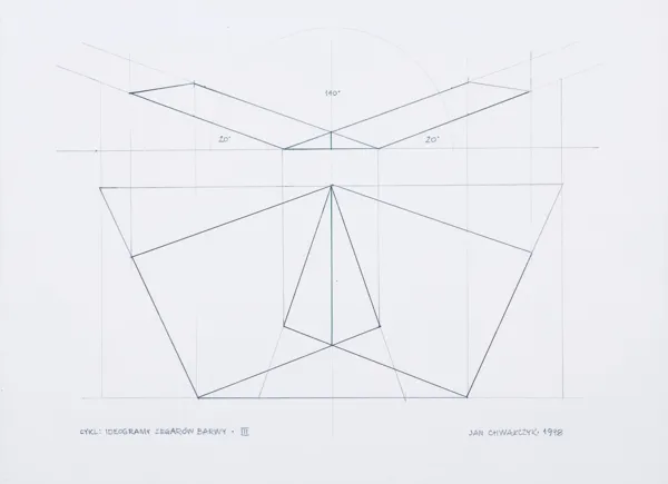 Jan Chwałczyk, CYKL: IDEOGRAMY ZEGARÓW BARWY III, 1998