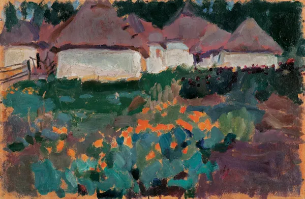 Jan Stanisławski, WIEŚ NA UKRAINIE, 1904