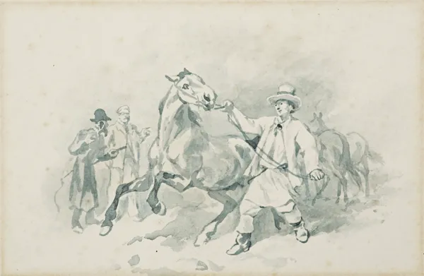 Juliusz Kossak, PRZED KUPNEM KONIA