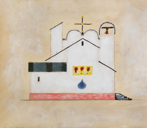 Jerzy Nowosielski, CERKIEW W BIAŁYM BORZE, ok. 1992