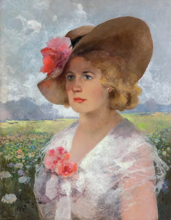 Edmund Cieczkiewicz, DAMA W KAPELUSZU, 1942