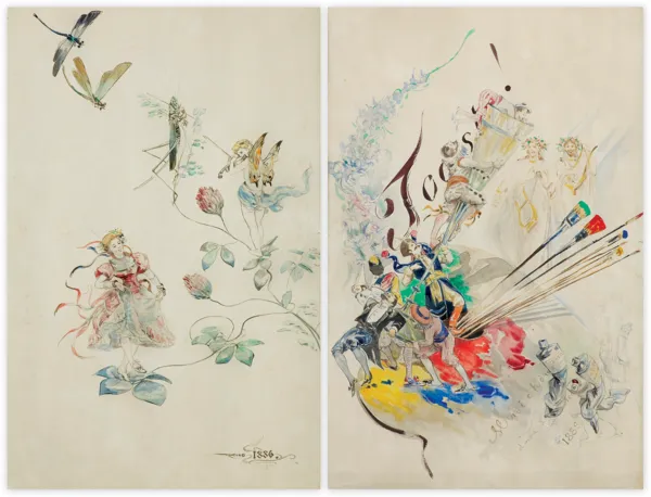 Jacek Malczewski, Para projektów, 1886