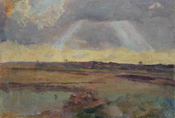 Józef Chełmoński, PEJZAŻ Z BOCZEK, po 1900