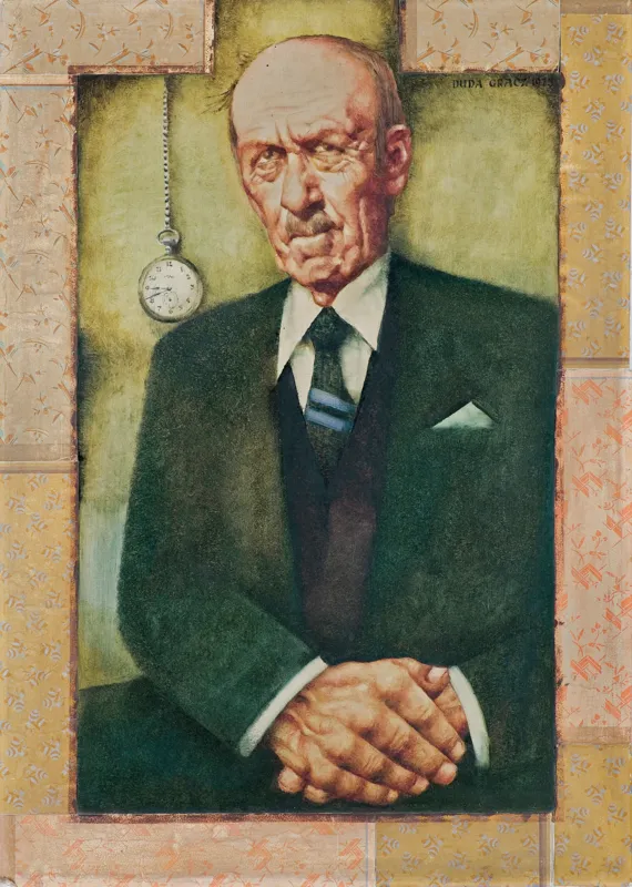 Jerzy Duda Gracz, PORTRET AKTORA BOLESŁAWA PŁOTNICKIEGO, 1975