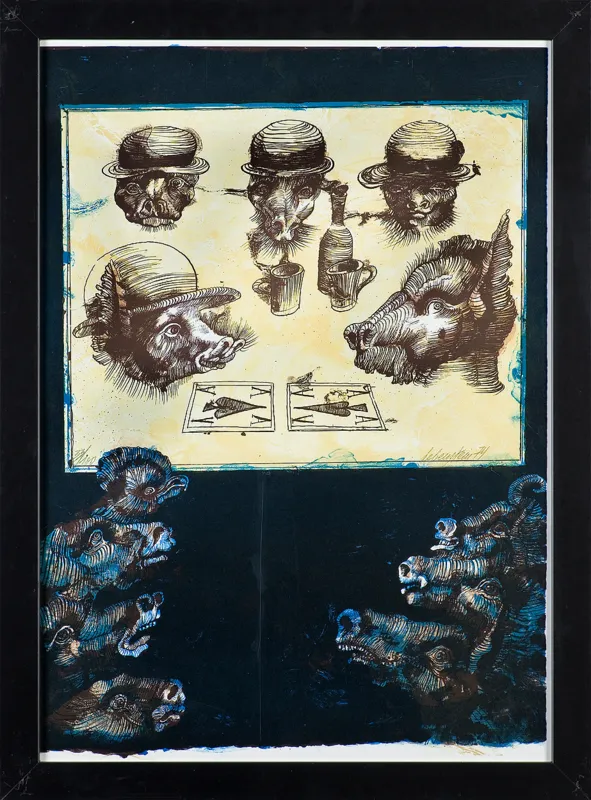 Jan Lebenstein, POKER II , 1974